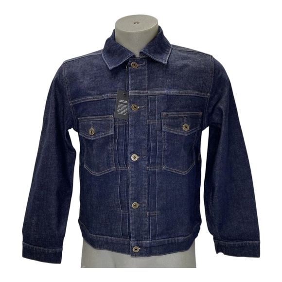 Bonobos Mens Gramercy Denim Jacket Classic Type II Trucker Cut Size Small NWT - Picture 1 of 10